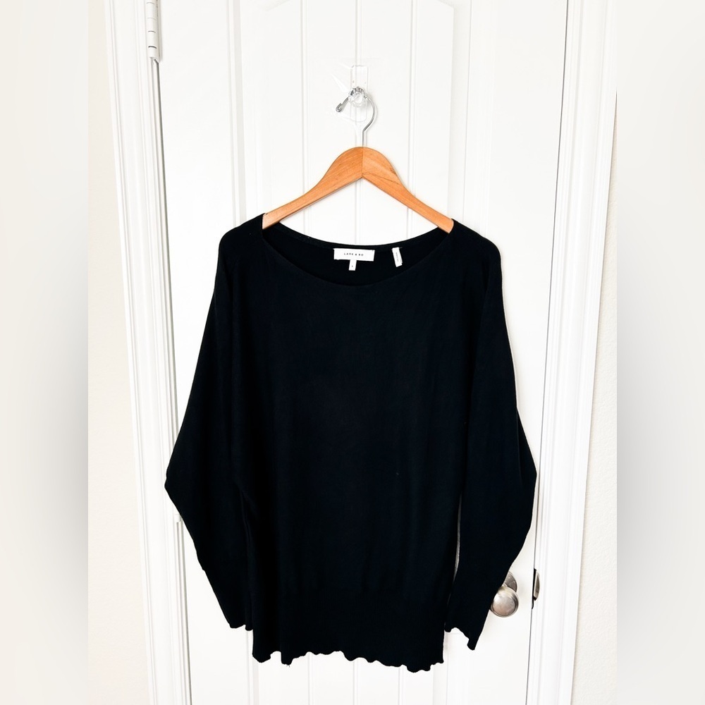 Lark & Ro Black Long Sleeve Women’s Sweater Size Large